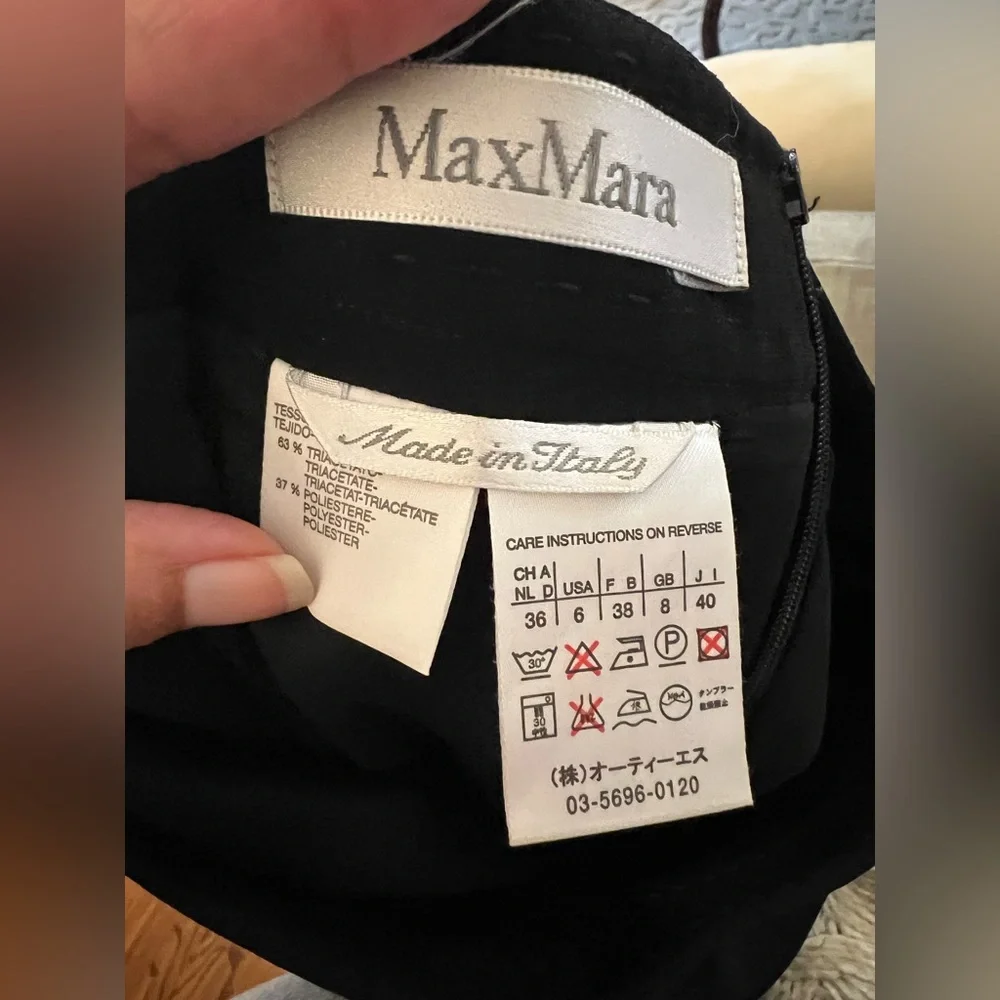 MaxMara Vintage Black Skirt✨ - Picture 8 of 9
